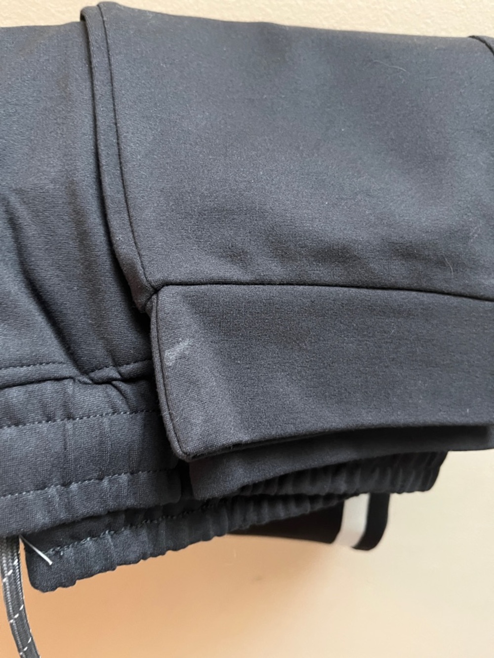 Adidas Black Athletic Joggers with White Logo Sz L - Picture 11 of 11